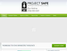 Tablet Screenshot of project-safe.org